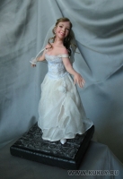 Fimo Miniature, Высота композиции –19 см. Высота куклы –17см., Май, 2008 г.