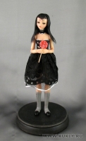 Fimo Miniature, Высота композиции – 20,5 см. Высота куклы –18,5 см., Октябрь, 2009 г.