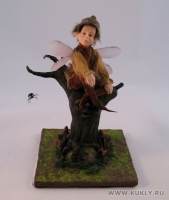 Fimo Miniature, Высота композиции – 15 см. Высота куклы – 13,5 см., Август, 2009 г.
